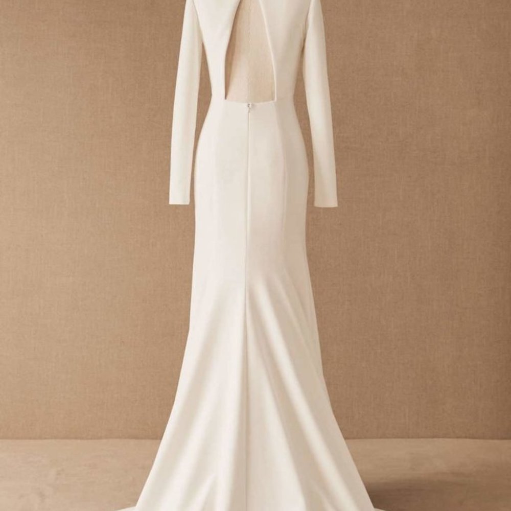 BHLDN Jenny Yoo Karina Wedding Gown Size 4 - Picture 13 of 13
